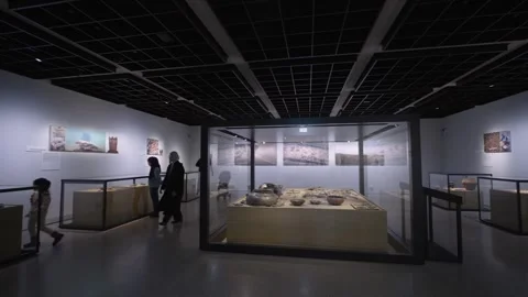 December 21, 2025. Munich, Germany. The permanent exhibition at the Video stock 325907347