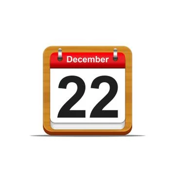 December 22. Stock Illustration