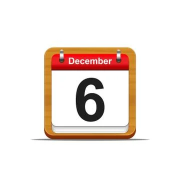 December 6. Stock Illustration
