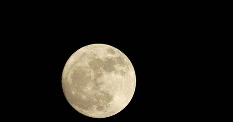 December Cold Moon 99% Full 動画素材 83378622