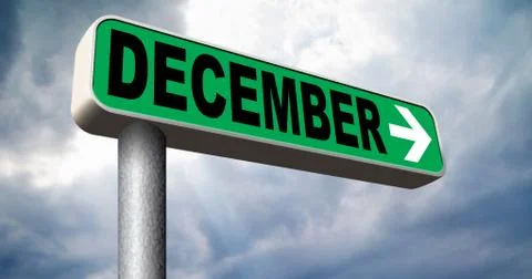 December Ilustração Stock