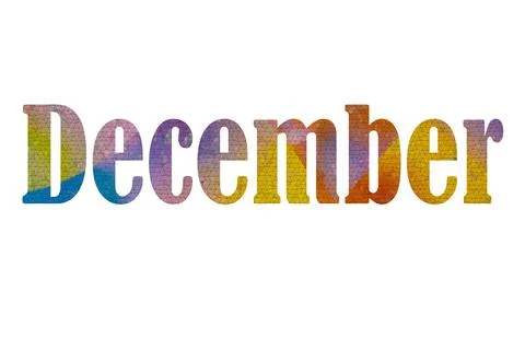 December Stock Illustration
