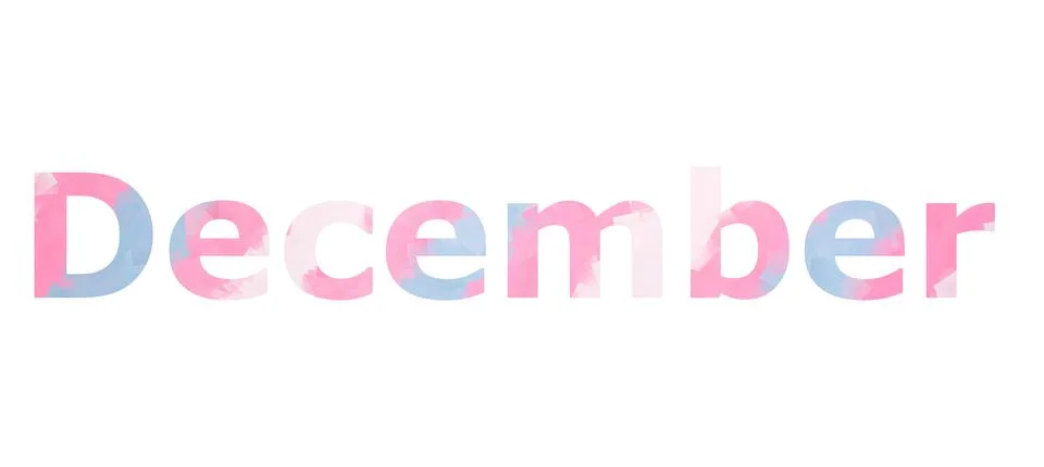 December Stock Illustration