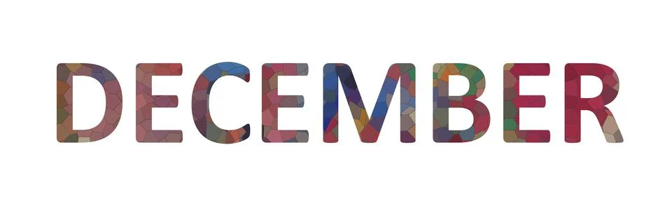 DECEMBER Stock Illustration