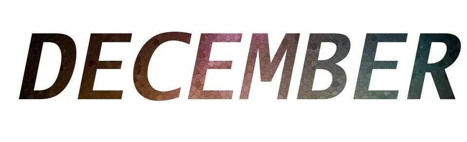 DECEMBER Stock Illustration