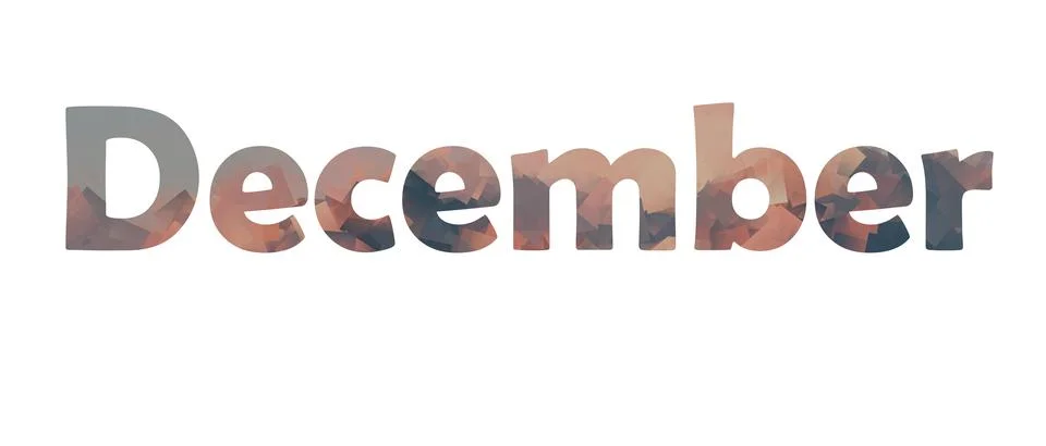 December Stock Illustration