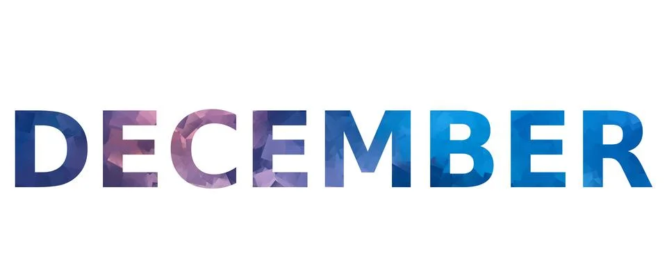 DECEMBER Stock Illustration