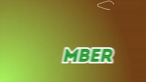 December Text Animation Stock Footage 66112806