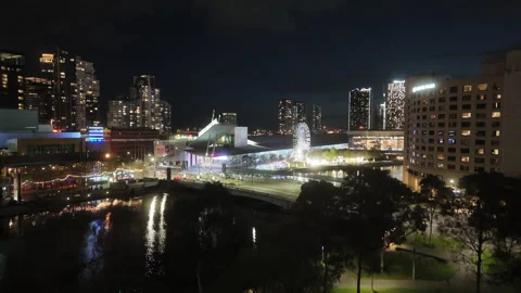 Decent over Harbor Stock Footage 317702318