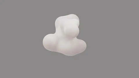 Decentralization Concept 3d Abstract Metaballs DAO Stock Footage 171127757