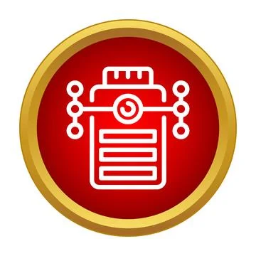 Decentralized energy storage blockchain network system icon イラスト素材