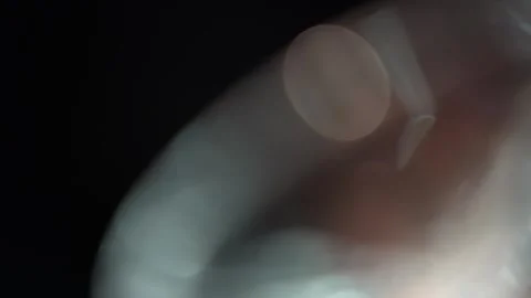 Decentralized light crystal rotation from the right Stock Footage 315318730