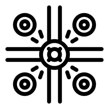 Decentralized network connecting multiple nodes representing data distributio Stock Illustration