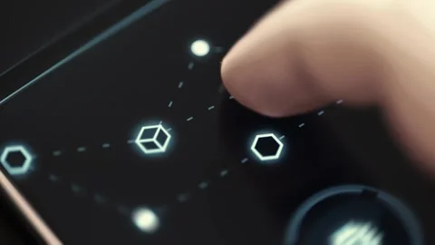 Decentralized Network Diagram with Connected Hexagons Stock Footage 341866189