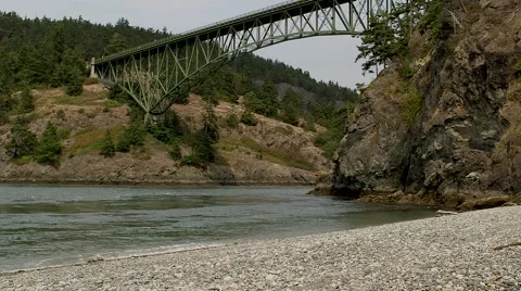 DECEPTION PASS BRIDGE Video stock 43481624