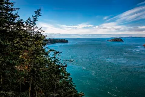 Deception Pass Foto stock