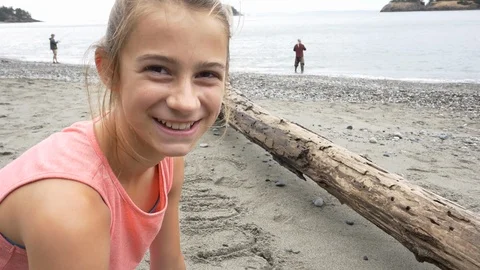 Deception Pass State Park beach. Stock Footage 98009988