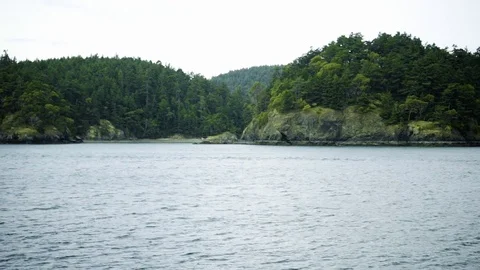 Deception Pass Washington State Stock Footage 73527388