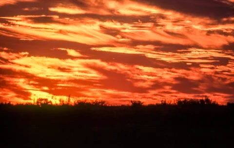 Deception Valley at the sunset Stock Photos