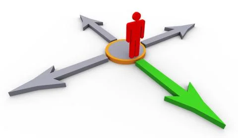 Decided Stock Illustration