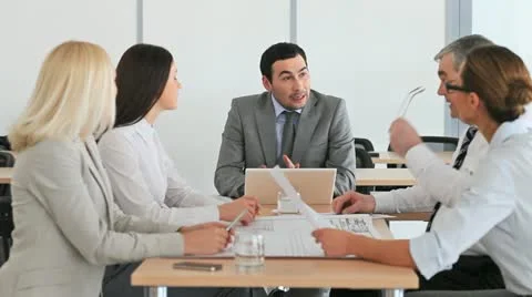 Deciding by vote Stock Footage