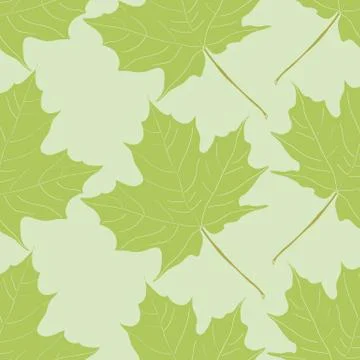 A deciduous background Stock Illustration