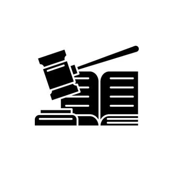 Decision black icon, vector sign on isolated background. Decision concept symbol Stock Illustration
