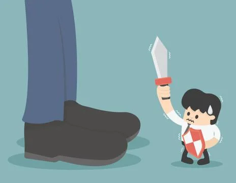 Decision Competition unfavorable Stock Illustration