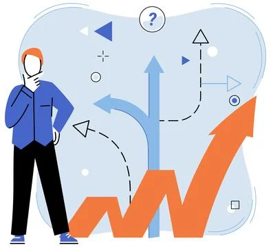Decision. The completion tasks and projects is testament to effective problem Stock Illustration