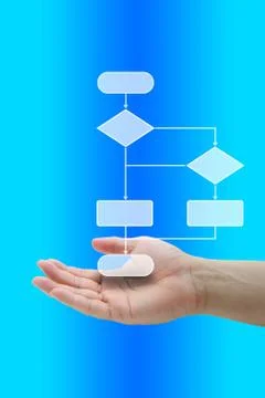 Decision diagram Stock Photos