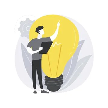 Decision making abstract concept vector illustration. Stock Illustration