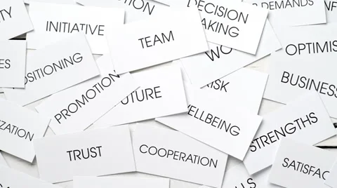 Decision making and cloud of business concepts Stock Footage 66184348