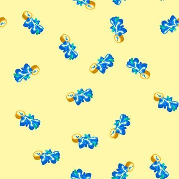 Decision making business process isometric icon seamless pattern イラスト素材