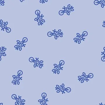 Decision making business process line vector seamless pattern 스톡 일러스트