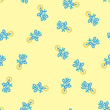Decision making business process vector seamless pattern 스톡 일러스트