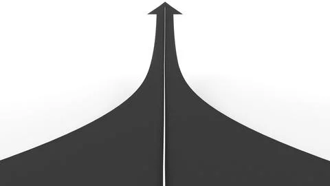 Decision making commitment. Journey in terms of ideas and commitment to goa.. Stock Illustration