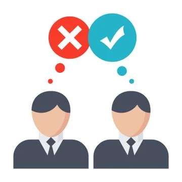 Decision Making Concept Illustrazione stock