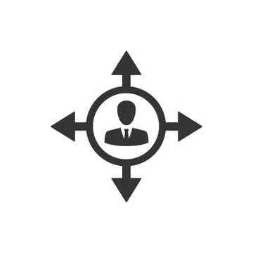 Decision Making Icon Stock Illustration