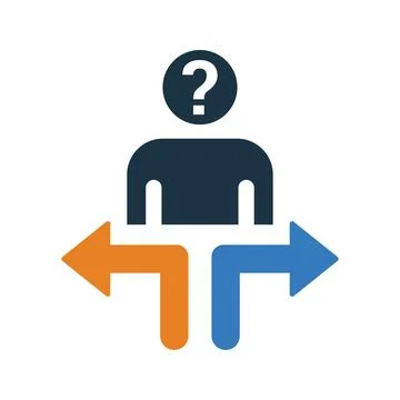 Decision Making icon. Stock Illustration
