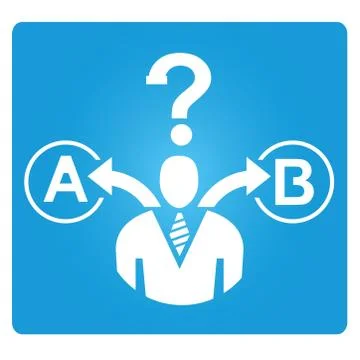 Decision making Stock Illustration