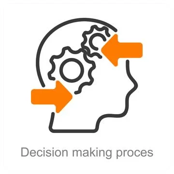 Decision making process Stock Illustration