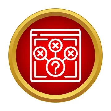 Decision making process with options and a question Stock Illustration