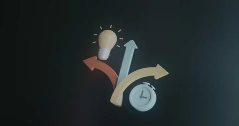 Decision making, progress and time concepts Stock Footage 314853683