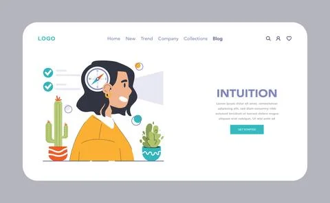 Decision-making set. Strategic thinking, brainstorming and solution research Stock Illustration