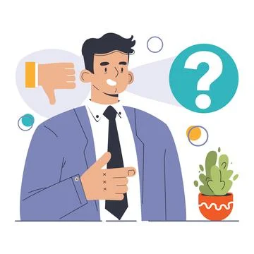 Decision-making. Strategic thinking, brainstorming and solution research 스톡 일러스트