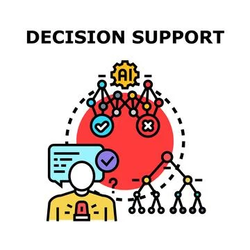 Decision support system for business analysis and planning イラスト素材