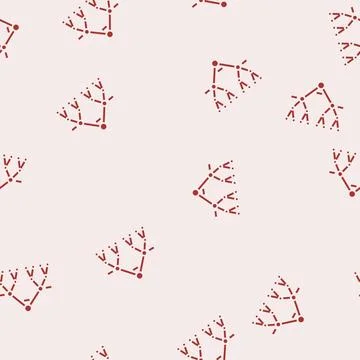 Decision tree algorithm glyph seamless pattern 스톡 일러스트