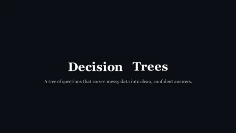 Decision Trees - A leaf for every possible answer Видео 338446351