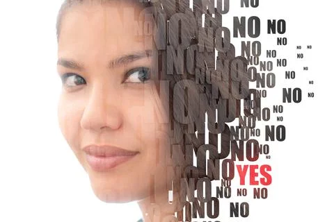 A decisive answer to a question Stock Photos