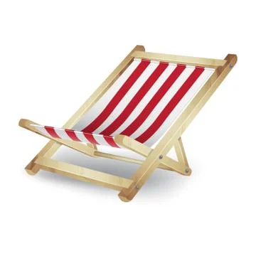 Deck chair Stock Illustration